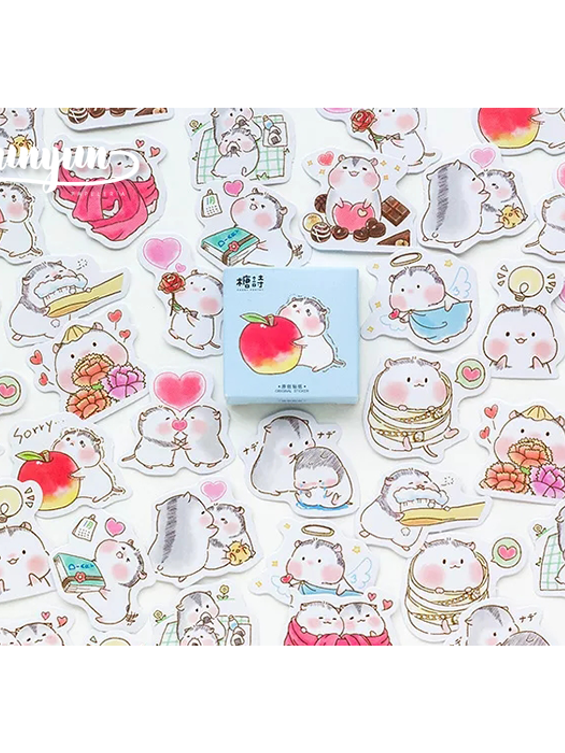 Caja Stickers Hamster III - 45 pzas 1