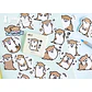 Caja Stickers Nutria - 45 pzas - Miniatura 1