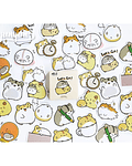 Caja Stickers Hamster II - 45 pzas