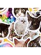 Caja Stickers Gatos #2 - 45 pzas - Miniatura 3