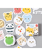Caja Stickers Caritas de Animales - 45 pzas - Miniatura 2