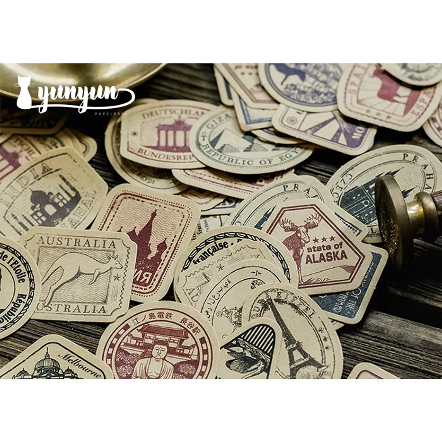 Caja Stickers Travelling - 45 pzas 2