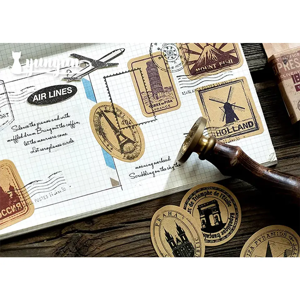 Caja Stickers Travelling - 45 pzas 3