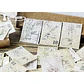 Caja Stickers Estampillas Vintage - 45 pzas - Miniatura 2