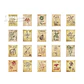 Caja Stickers Estampillas Vintage - 45 pzas - Miniatura 3