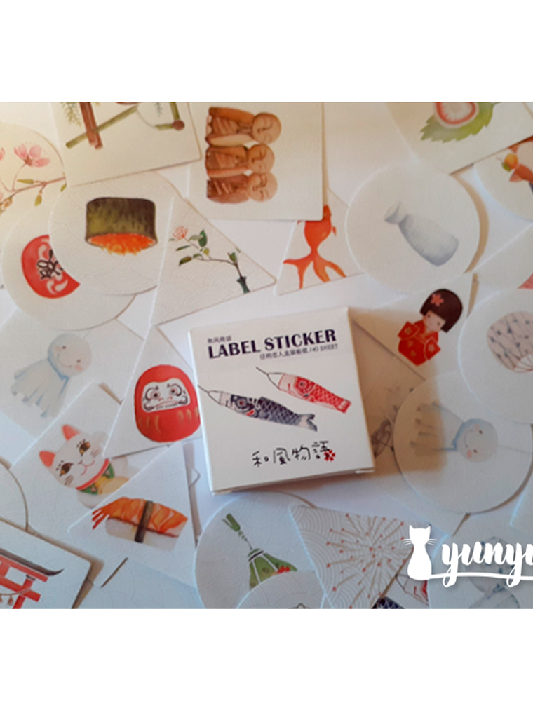 Caja Stickers Oriental #2 1