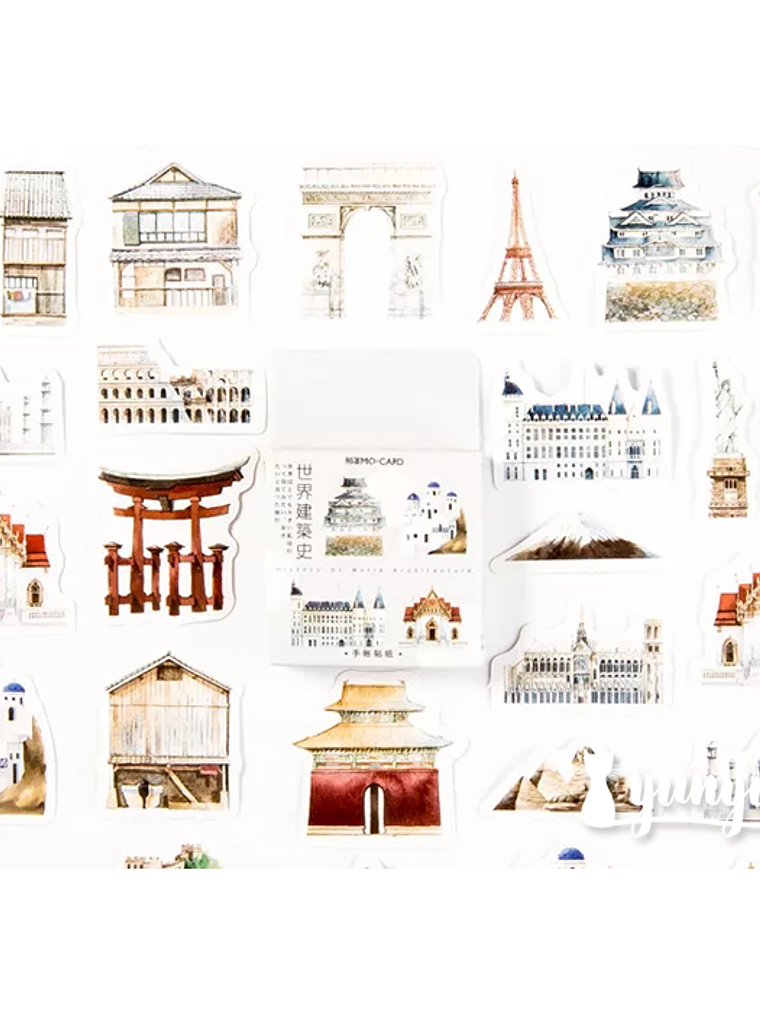 Caja Stickers Viajes #8 1