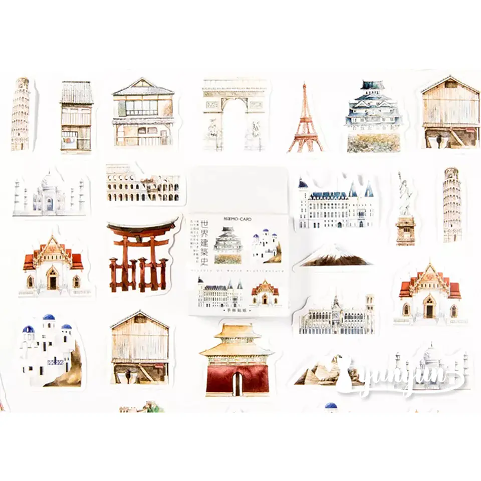 Caja Stickers Viajes #8 1