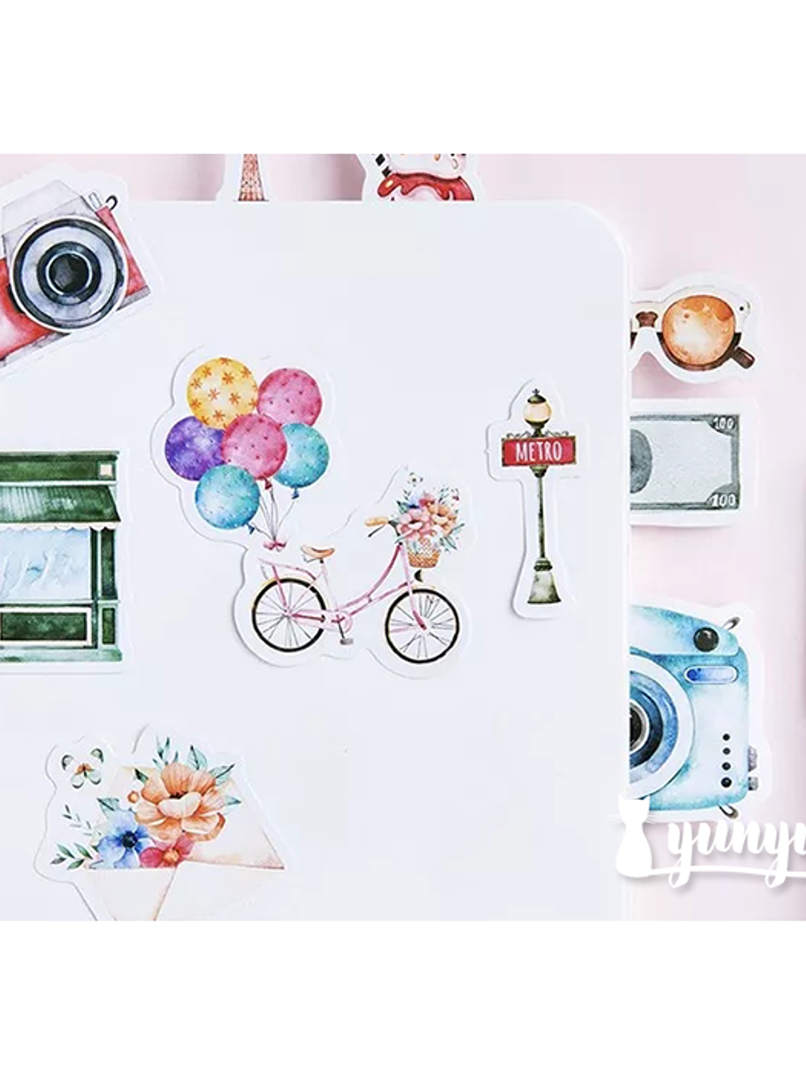 Caja Stickers Viajes #7 - 45 pzas 3