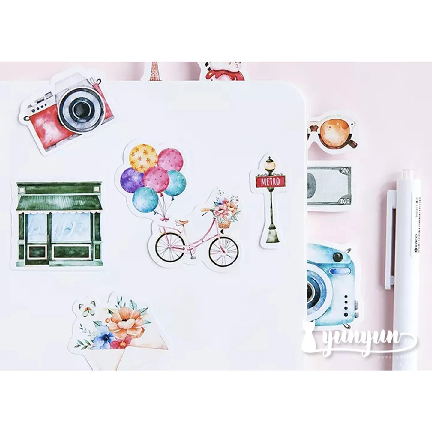Caja Stickers Viajes #7 - 45 pzas 3