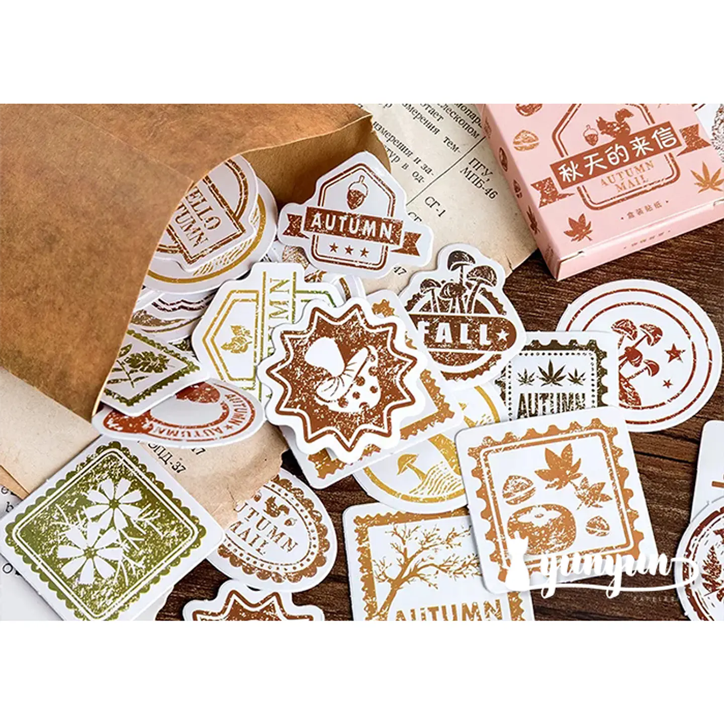 Caja Stickers Vintage #17 2