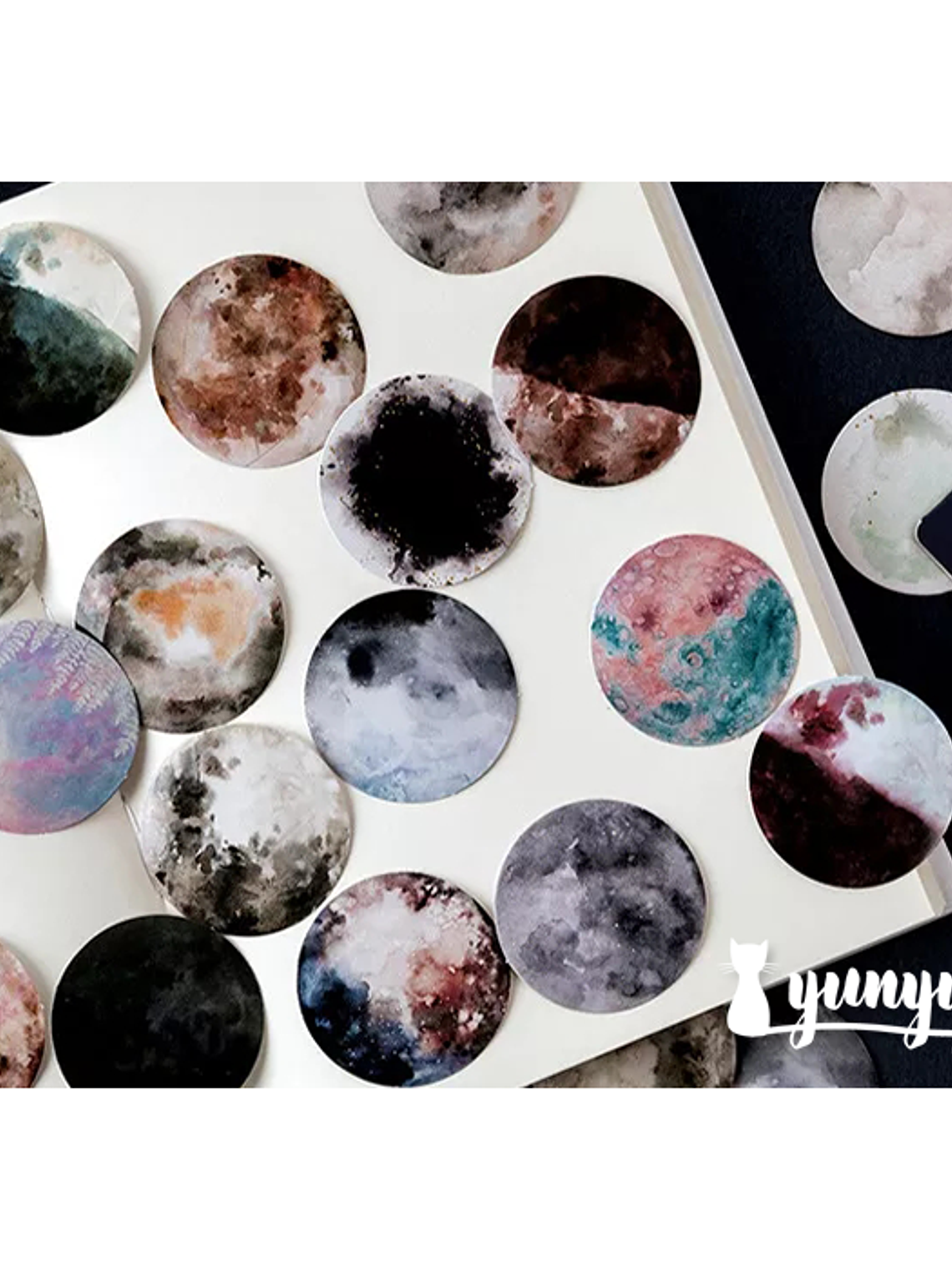 Caja Stickers Lunas - 45 pzas 3