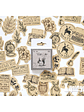 Caja Stickers Vintage Animales - 45 pzas - Miniatura 1