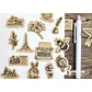 Caja Stickers Vintage Animales - 45 pzas - Miniatura 2