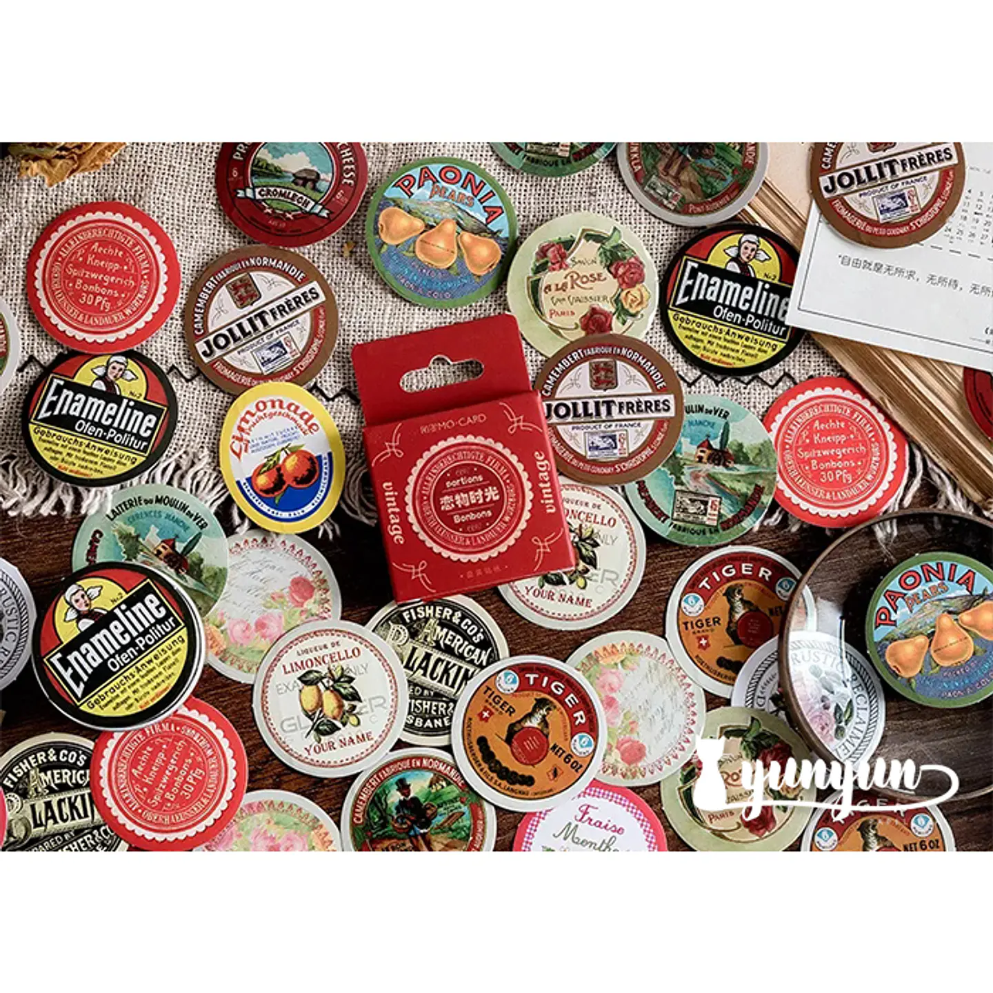 Caja Stickers Vintage #11 1
