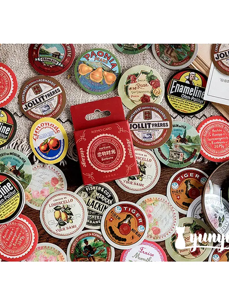 Caja Stickers Vintage #11 1