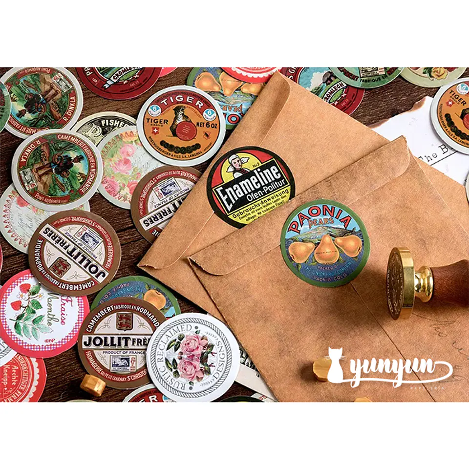 Caja Stickers Vintage #11 2