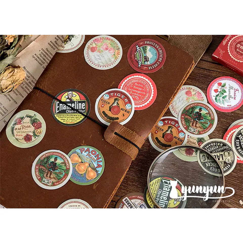 Caja Stickers Vintage #11 3