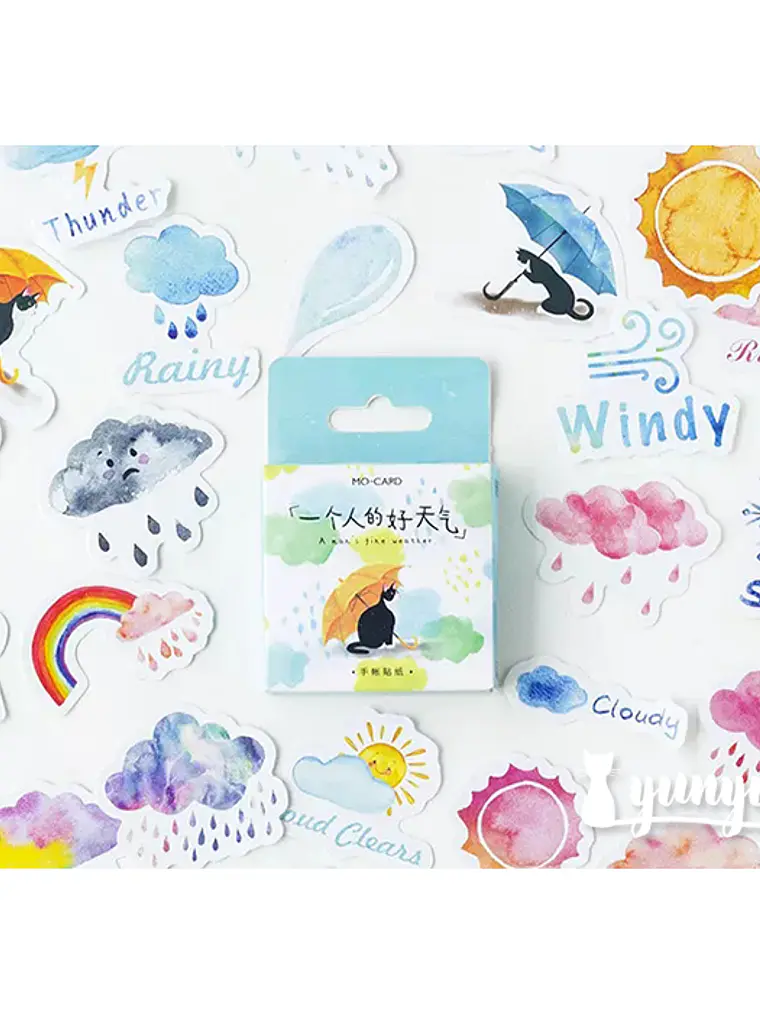 Caja Stickers Clima 1