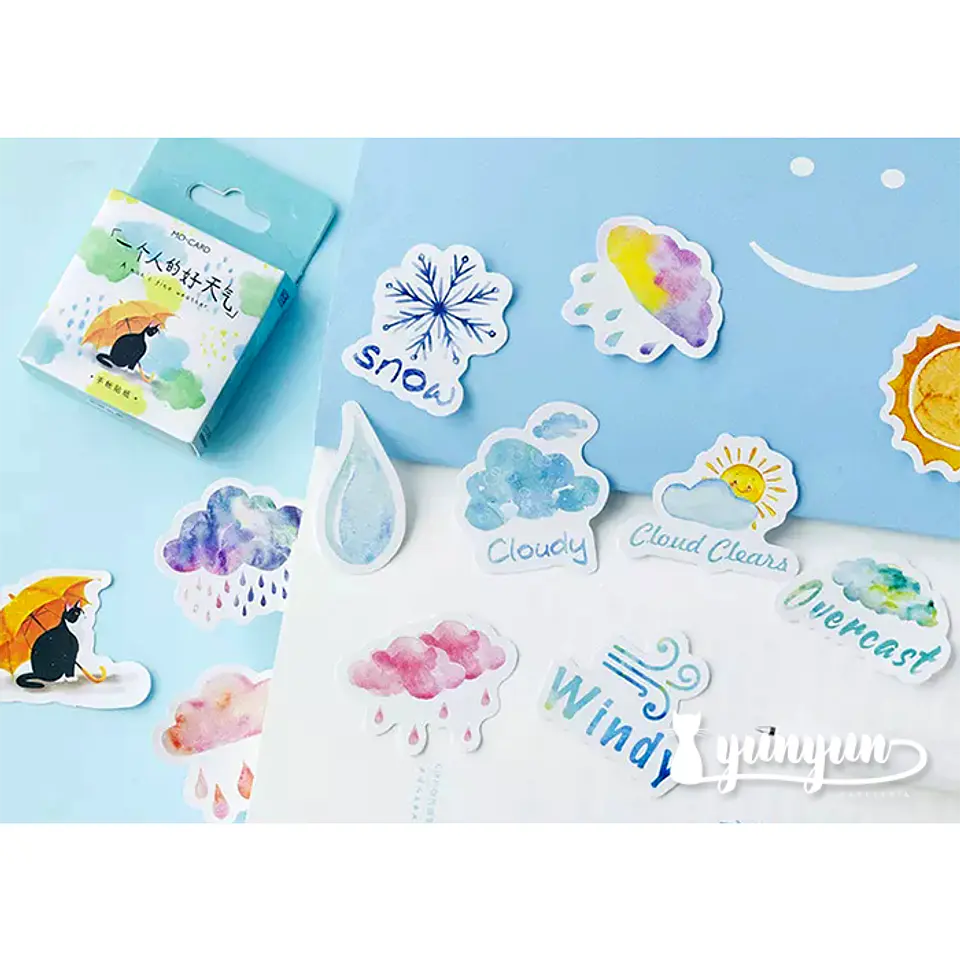 Caja Stickers Clima 2