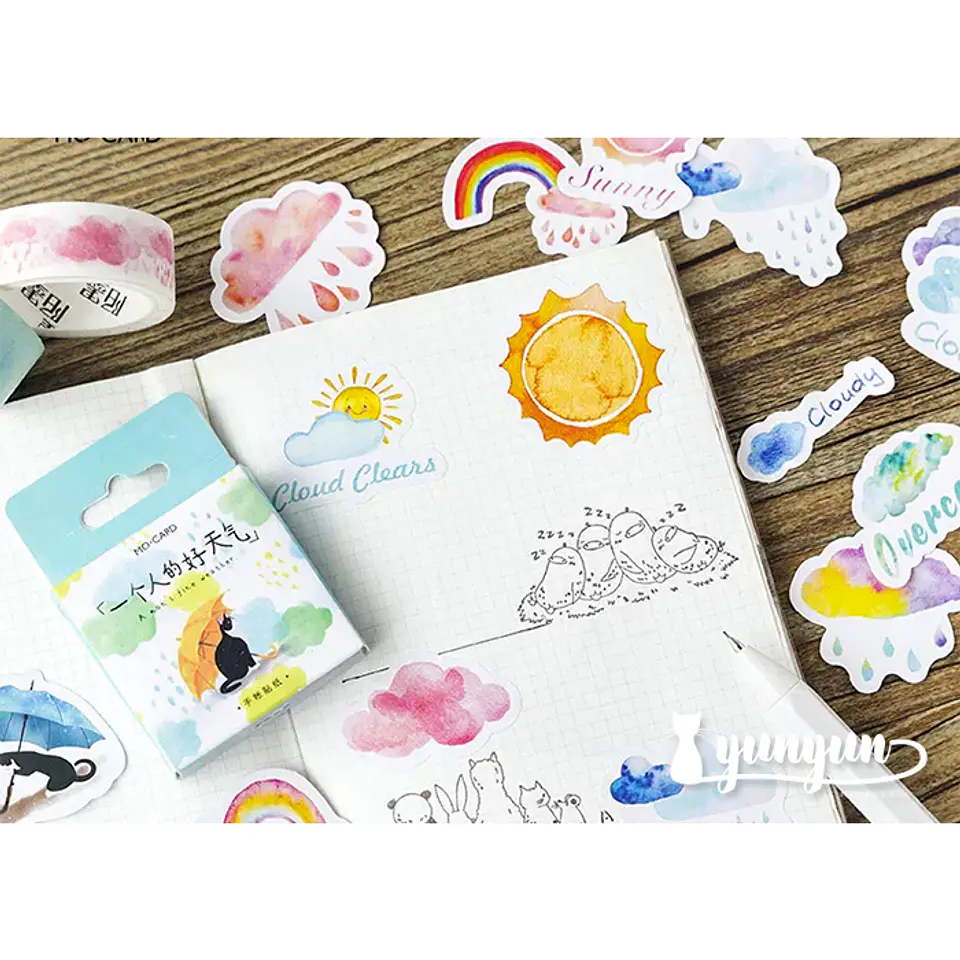 Caja Stickers Clima 3