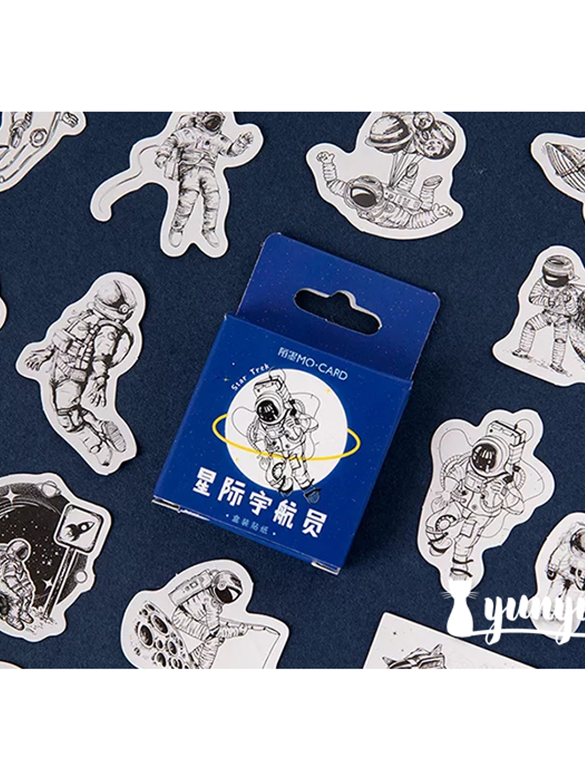 Caja Stickers Astronauta - 45 pzas 1