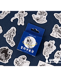 Caja Stickers Astronauta - 45 pzas