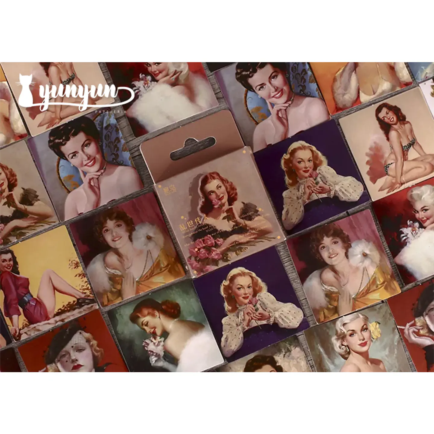 Caja Stickers Vintage #4 1