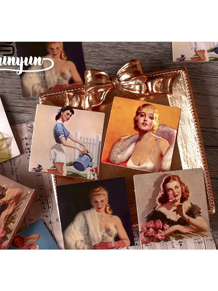 Caja Stickers Vintage #4 2