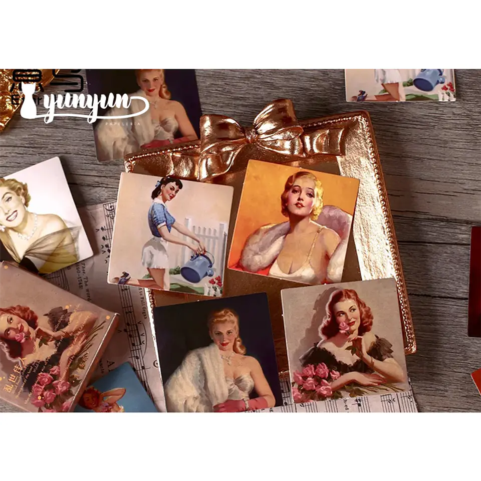 Caja Stickers Vintage #4 2