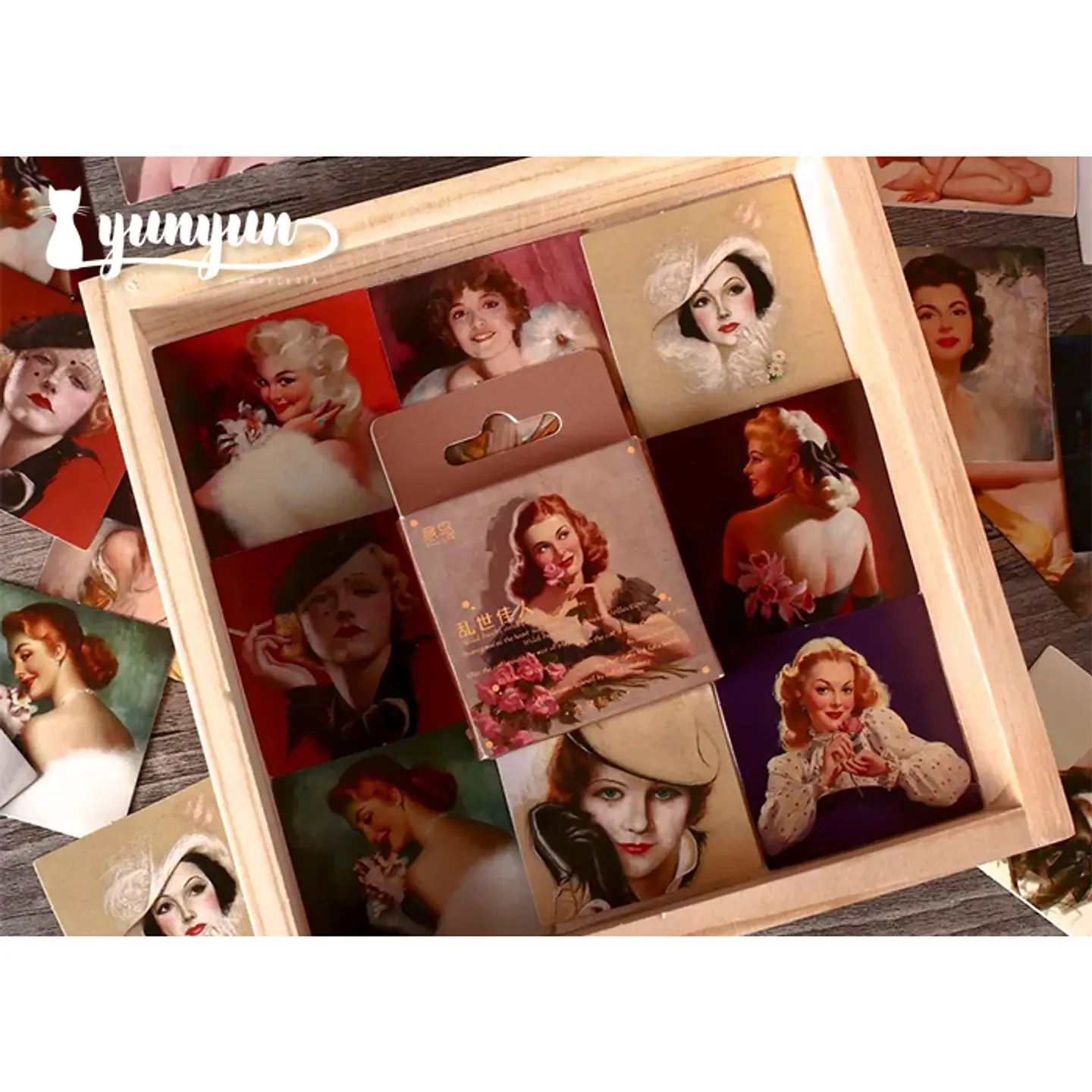 Caja Stickers Vintage #4 3
