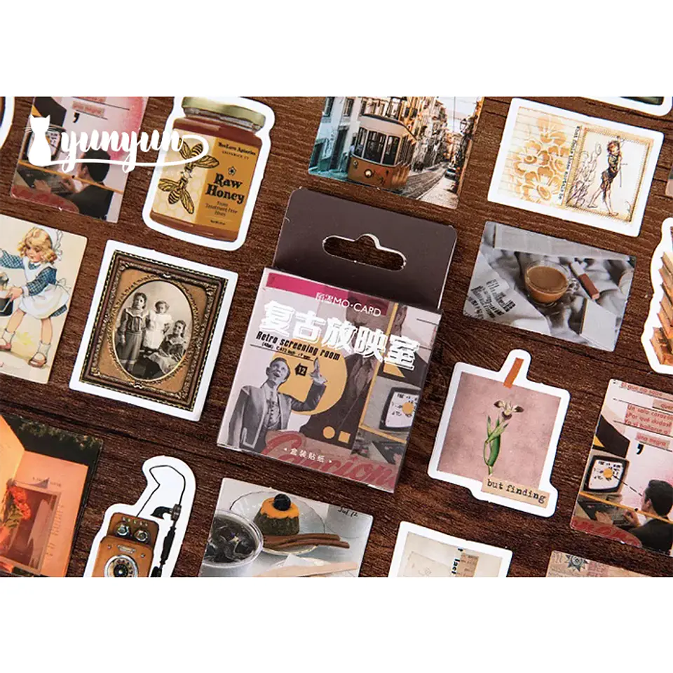 Caja Stickers Vintage #5 1