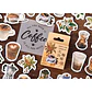 Caja Stickers Café - 45 pzas - Miniatura 1