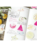 Caja Stickers Frutas - 45 pzas