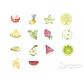 Caja Stickers Frutas - 45 pzas - Miniatura 3