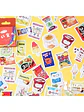 Caja Stickers Snacks - 45 pzas - Miniatura 1
