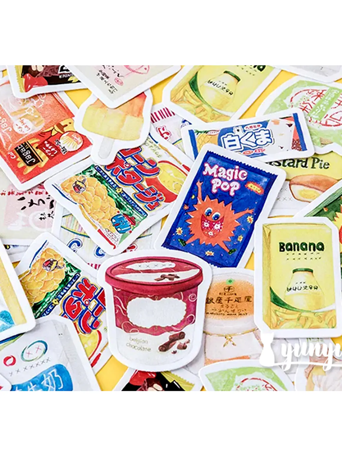 Caja Stickers Snacks - 45 pzas 2