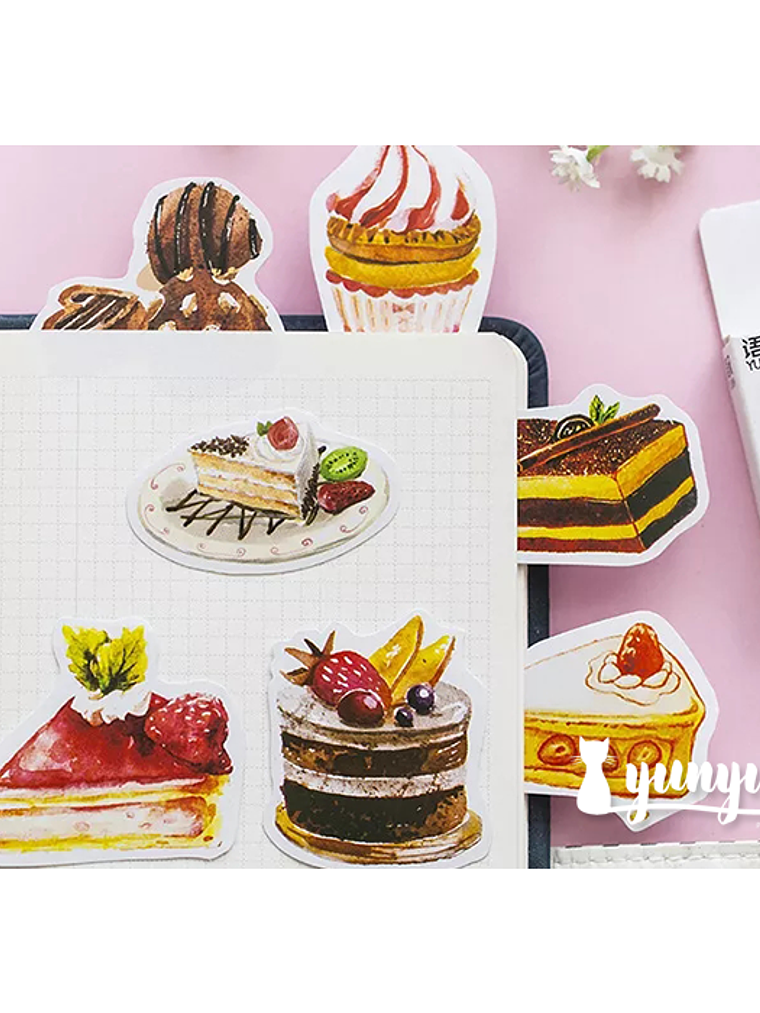 Caja Stickers Pasteles II - 45 pzas 2