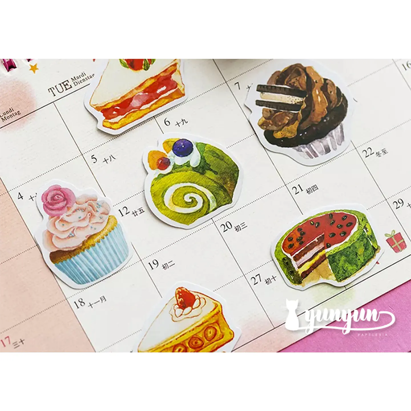 Caja Stickers Pasteles II - 45 pzas 3