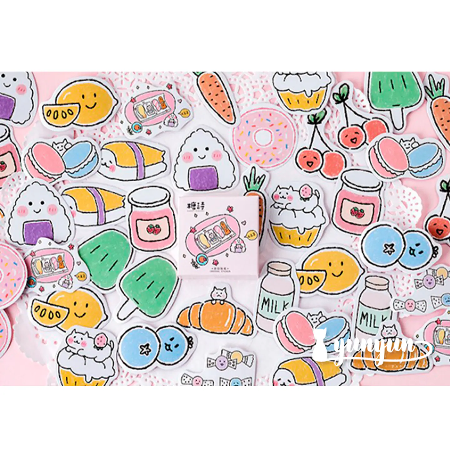 Caja Stickers Comida #8 1
