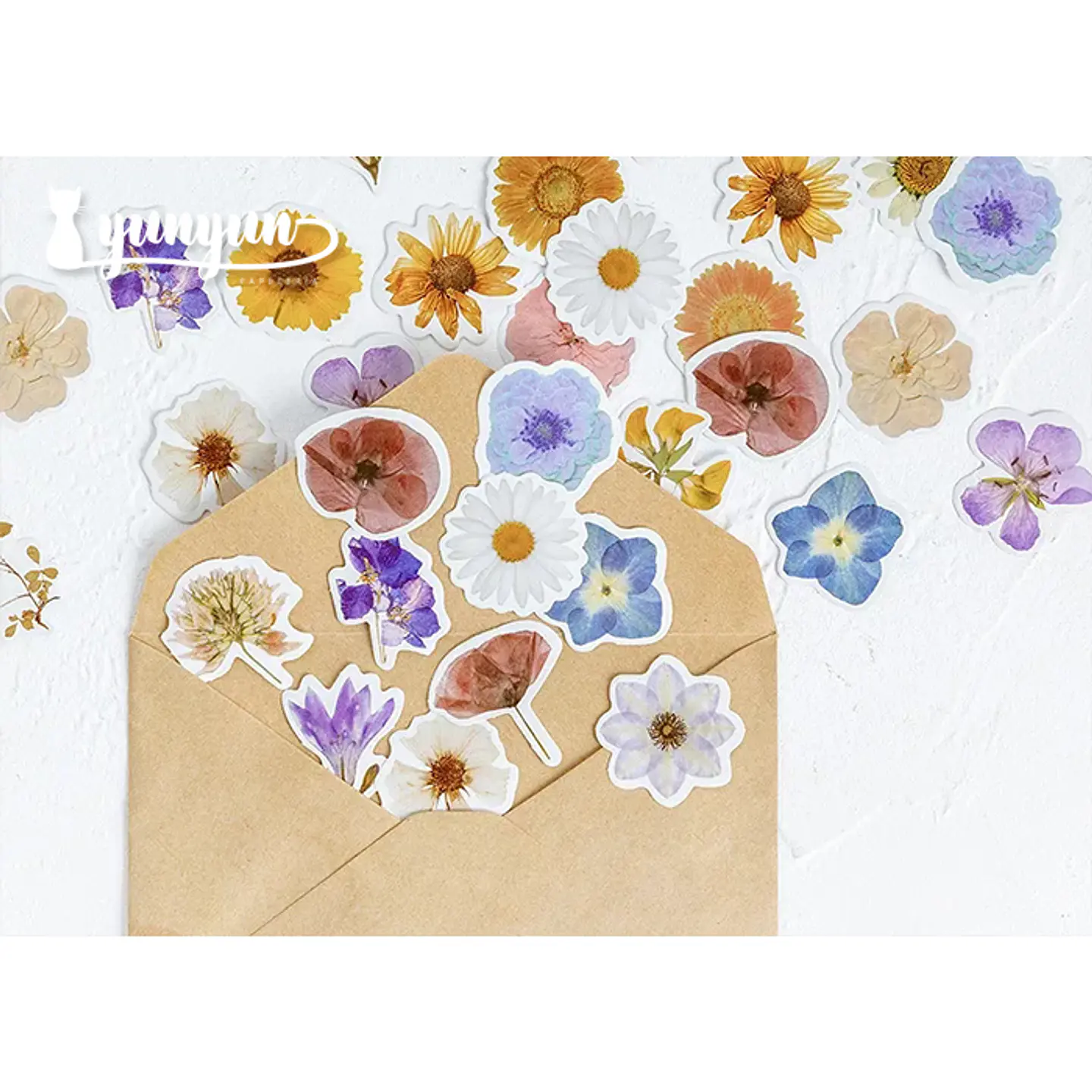 Caja Stickers Flores #3 3