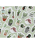Caja Stickers Cactus - 45 pzas