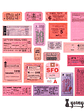 Vintage Tickers Stickers Pack - 40 pzas - Miniatura 5