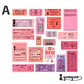 Vintage Tickers Stickers Pack - 40 pzas - Miniatura 5