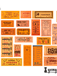 Vintage Tickers Stickers Pack - 40 pzas - Miniatura 8