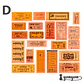 Vintage Tickers Stickers Pack - 40 pzas - Miniatura 8