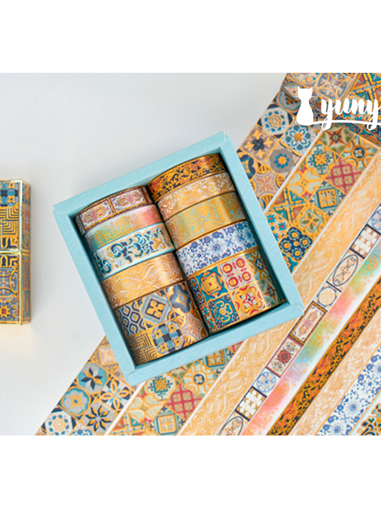 Pack 10 Cintas Foil - Diseños arte 1