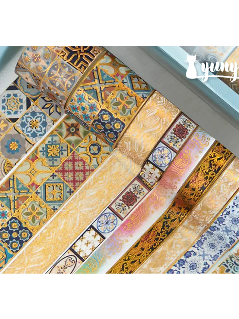 Pack 10 Cintas Foil - Diseños arte 2