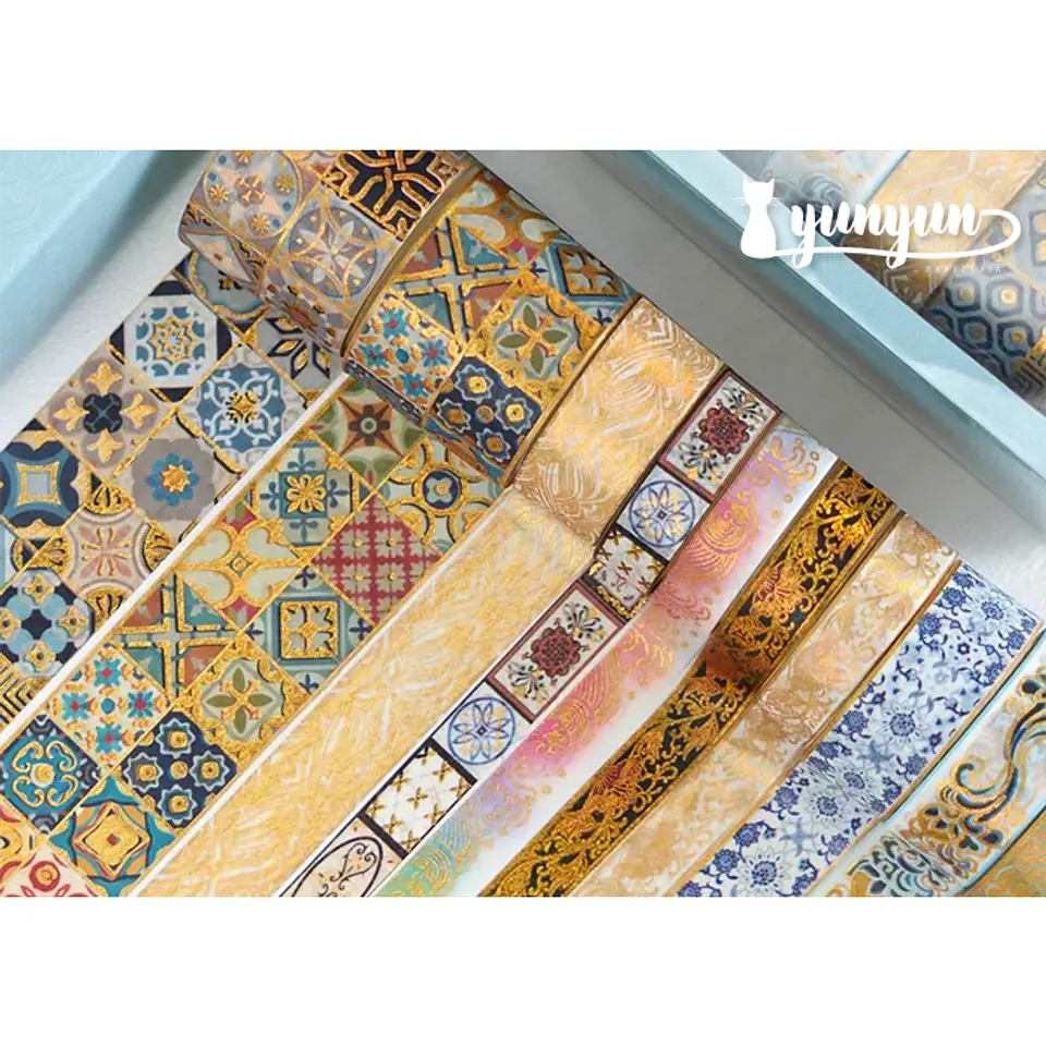 Pack 10 Cintas Foil - Diseños arte 2