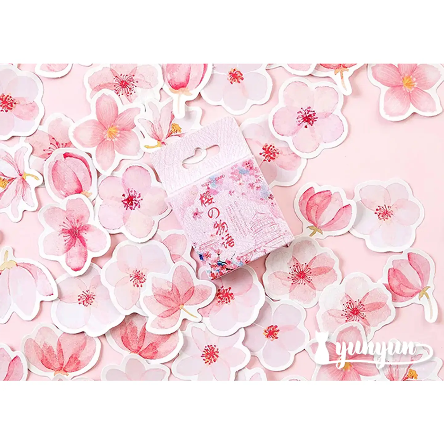 Caja Stickers Sakura - 45 pzas 1